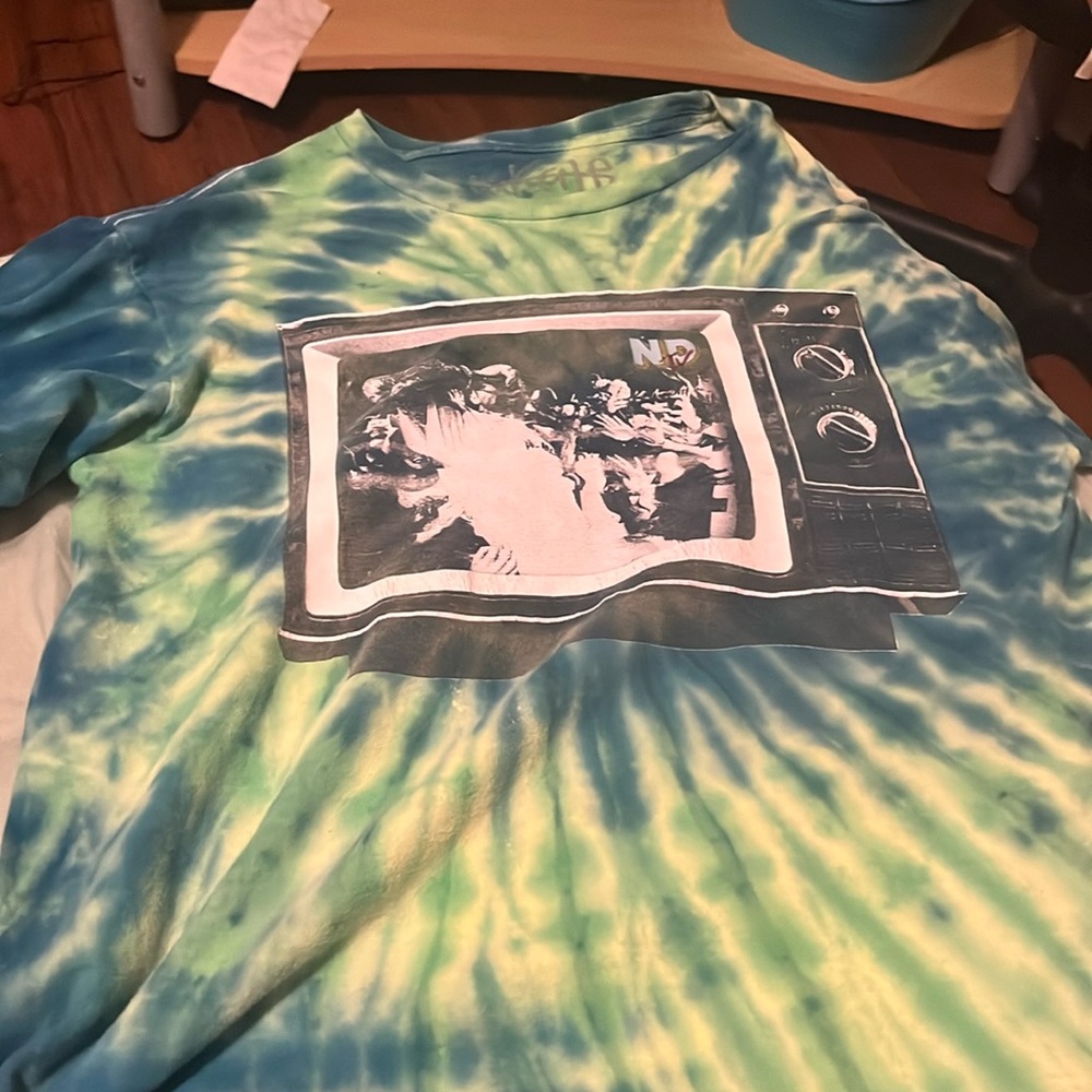 Tie Dye Neck Deep T-shirt